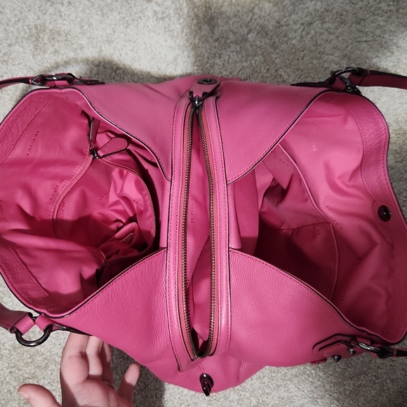 Coach Edie 31 Pink with Floral Rivets - Picture 6 of 10